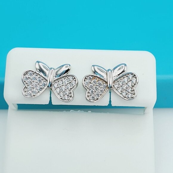 "925 Sterling Silver CZ Beautiful Earrings for Women, 1USPAR4167 - Picture 8 of 11